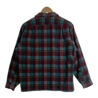 70's PENDLETON ペンドルトン ボードシャツ チェックウール グリーン Size XL 福生店