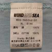 WIND AND SEA ウィンダンシー サークルプリント Tシャツ ライトブルー YOU AND SEA wds-Y&S2nd-02 Size XL 福生店