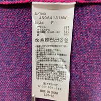 JEANASIS ジーナシス JS064131MW プルオーバー ニット パープル sizeF 瑞穂店