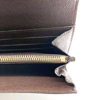 LOUISVUITTON ルイヴィトン ダミエ ポルトフォイユサラ 長財布 N61734 ブラウン ※ホック緩め 瑞穂店