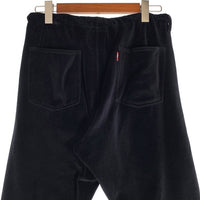 NASTOYS ナストイズ Velor Track Pants ベロアトラックパンツ イージー ブラック Size M 福生店