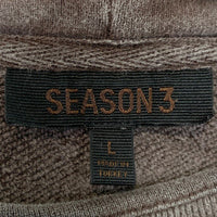 YEEZY SEASON 3 イージー シーズン3 スウェットクルーネックトレーナー チャコールグレー ヘビーウェイト Size L 福生店