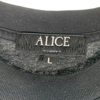 ALICE HOLLYWOOD アリス ハリウッド SSUR サー COMME Tee 半袖 Tシャツ ブラック Size L 福生店