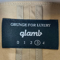 glamb グラム ロングコート ダメージ加工 ベージュ Size3 瑞穂店