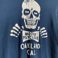 FREEWHEELERS フリーホイーラーズ Power Wear MOTOR PSYCLONE クルーネックサーマルカットソー ネイビー Size M 福生店