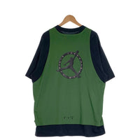 JORDAN BRAND ジョーダンブランド OFF-WHITE オフホワイト メッシュタンクトップレイヤードTシャツ ブラック グリーン CV3524-361 Size XXL 福生店