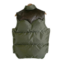 Rocky Mountain Featherbed ロッキーマウンテンフェザーベッド PORTER ポーター BEAMS ビームス ダウンベスト オリーブ 450-512-70 Size 40 福生店