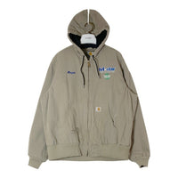 Carhartt カーハート 14806 裏キルティング 企業ロゴ リップストップ アクティブジャケット ベージュ sizeL 瑞穂店