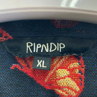 RIPNDIP リップンディップ Monarch Butterfly Jacket デニムジャケット ネイビー SizeXL 瑞穂店