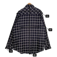 PRO CLUB プロクラブ コットン ポリエステル ボタンダウンチェックシャツ ブラック Size 4XL 福生店