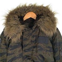 HYSTERIC GLAMOUR ヒステリックグラマー タイガーカモ N-3B フライトジャケット プリマロフト 4AC-0291 Size S 福生店