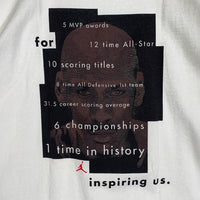 90~00's NIKE ナイキ thanks mike. マイケルジョーダン プリントTシャツ ホワイト メキシコ製 Size XL 福生店