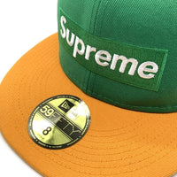 SUPREME シュプリーム 22SS 2-Tone Box Logo New Era ツートーン ボックスロゴ ニューエラ ベースボールキャップ 59FIFTY グリーン オレンジ Size 8 (63.5cm) 福生店