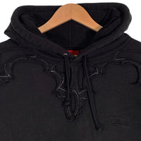 SUPREME シュプリーム 23SS Western Cut Out Hooded Sweatshirt ウエスタンカットアウト プルオーバースウェットパーカー ブラック Size L 福生店