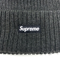 SUPREME シュプリーム Small Box Logo Beanie スモール ボックス ロゴ ビーニー ニットキャップ ニット帽 チャコール カナダ製 福生店