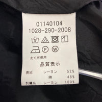 H.A.K ハク 01140104 レーヨンコットン サテンブルゾン ブラック sizeF 瑞穂店