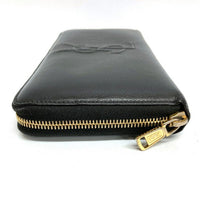 YVES SAINT LAURENT イヴサンローランリヴゴーシュ 352907 YSLロゴ ラウンドファスナー 長財布 ブラック 瑞穂店