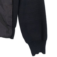 PRADA SPORT プラダスポーツ ナイロン切替 ジップアップ コットンリブ ブルゾン ブラック Size 50 福生店