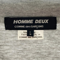 COMME des GARCONS HOMME DEUX コムデギャルソンオムドゥ DG-T002 AD2020 パッチワーク ポロシャツ グレー sizeL 瑞穂店