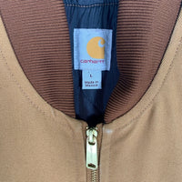 Carhartt カーハート Duck Vest ダックベスト ブラウン V01-BRN メキシコ製 0120 Size L 福生店