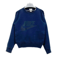 NIKE ナイキ sacai サカイ スウェット ケーブルニットバックデザイン トレーナー ネイビー 802259-451 Size S 瑞穂店