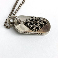 CHROME HEARTS クロムハーツ 2532-304-0010-9100 1Ball Tiny CH Cross Charm 1ボール タイニー CHクロス チャーム ペンダントトップ シルバー 瑞穂店