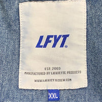 LFYT エルエフワイティー 20AW ウォッシュドデニム コーチジャケット インディゴ ラファイエット LA201003 Size XXL 福生店