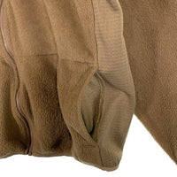 U.S.ARMY 米陸軍 GEN3 ECWCS FLEECE JACKET ジップアップ フリースジャケット コヨーテ 18年会計 8415-01-580-1341 Size M-R 福生店