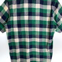 CORE FIGHTER コアファイター フランネルチェック 半袖シャツ グリーン Size M 福生店