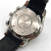 SEIKO セイコー 7L22-OAC0 プロスペックス キネティック ブルー針 クロノグラフ 自動巻き腕時計 ブラック 瑞穂店