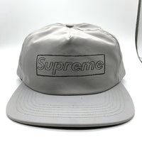 SUPREME シュプリーム 21SS KAWS Chalk Logo 5-Panel Cap カウズ チョークロゴ 5パネルキャップ グレー 福生店
