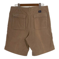 90's STUSSY ステューシー コーデュロイ ショートパンツ ベージュ 紺タグ カンボジア製 デッドストック Size 34 福生店