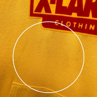 X-LARGE エクストララージ ローズプリント プルオーバースウェットパーカー イエロー 01183226 Size L 瑞穂店