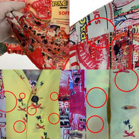 SUN SURF サンサーフ KEONI OF HAWAII KING TERRY'S レーヨン アロハシャツ レッド イエロー 総柄 SS32302 Size M 福生店