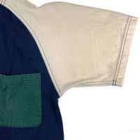 Looney Tunes ルーニー・テューンズ 90s ワーナーブラザーズ キャラ集合 ベースボールシャツ 刺繍 グリーン sizeXS 瑞穂店