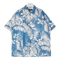 POLO RALPH LAUREN ポロラルフローレン コットン リネン オープンカラーシャツ ブルー 半袖 Size XXL 瑞穂店