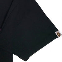 A BATHING APE ア ベイシング エイプ Colour Colleage TEE 半袖 Tシャツ ブラック パープル Size L 福生店