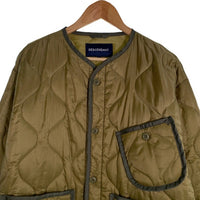 DESCENDANT ディセンダント 19AW REMNANTS QUILTING JACKET レムナント キルティングジャケット ナイロン オリーブ Size 1 福生店