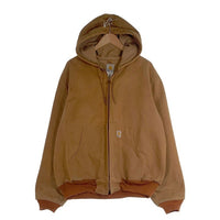 CARHARTT カーハート DUCK ACTIVE JACKET ダック アクティブジャケット ブラウン USA製 Size XL相当 福生店