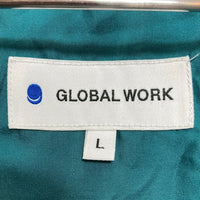 GLOBAL WORK グローバルワーク ファーダウンジャケット ターコイズブルー sizeL 瑞穂店