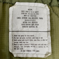 U.S.ARMY 米軍実物 70's M-65 フィッシュテールパーカー ライナー付(83年) オリーブ Size M-R 福生店