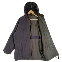 00’s NIKE ナイキ リバーシブル フーデッドジャケット ナイロン フリース モスグリーン チャコール Size M 福生店