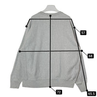 Champion チャンピオン リバースウィーブ 胸ワッペン スウェットトレーナー グレー size3XL 瑞穂店