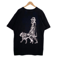 Yohji Yamamoto POUR HOMME ヨウジヤマモトプールオム 20SS New Era ニューエラ ロゴ刺繡 バックプリント Tシャツ ブラック HN-T98-082-1A Size XXL 福生店