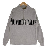 NUMBER(N)INE DENIM ナンバーナインデニム ハーフジップ スウェット グレー Size S 福生店