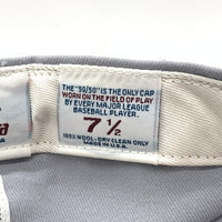90's New Era ニューエラ MLB ニューヨーク・ヤンキース 59FIFTY ベースボールキャップ グレー ブラック ウール USA製 Size 7 1/2 (59.6cm) 福生店