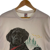 90's LSJ Sportswear ハンティングドッグ プリントTシャツ JERZEES USA製 Size L 福生店