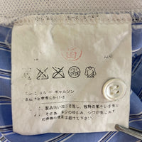 COMME des GARCONS HOMME コムデギャルソンオム ストライプ パッチワーク 半袖ポロシャツ ホワイト sizeS 瑞穂店