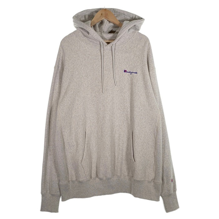 READYMADE レディメイド PIONCHAM SWEAT HOODIE ピオンチャンスウェットパーカー グレー RM-J01-0000-021 Size XL READYMADE レディメイド PIONCHAM SWEAT HOODIE ピオンチャン