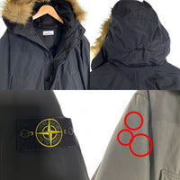 STONE ISLAND ストーンアイランド MICRO REPS DOWN ファー ダウンジャケット ブラック 691542926-A Size L 福生店